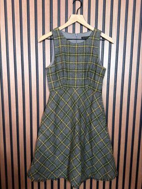 Banana Republic Women's A-line Fit and Flair Dress with Pockets